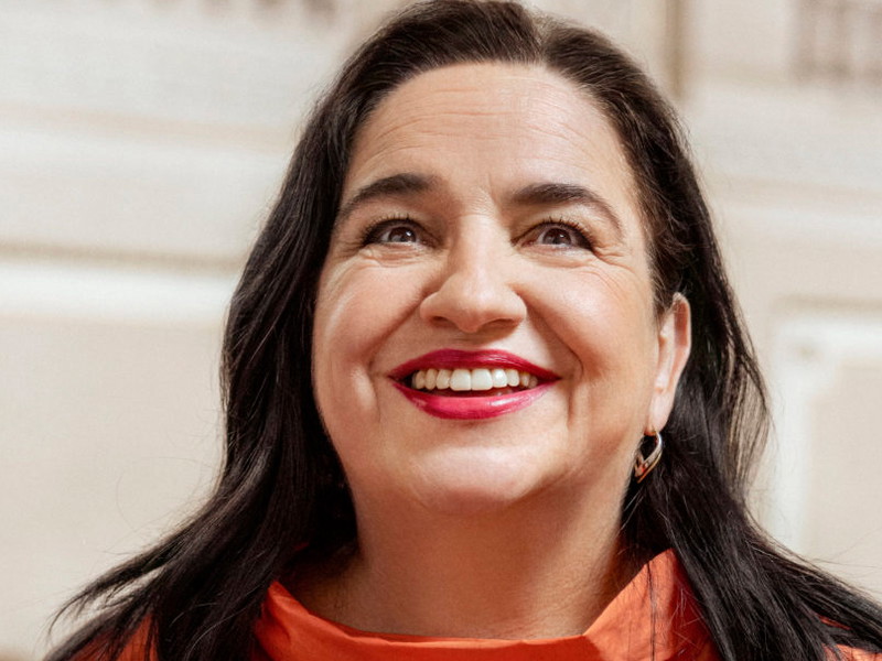 Schauspielerin Maria Happel beim BÜHNE-Covershooting im Wiener Burgtheater. Seit 2002 gehört sie wieder zum Ensemble, nachdem sie schon von 1991 bis 1999 dort engagiert war.