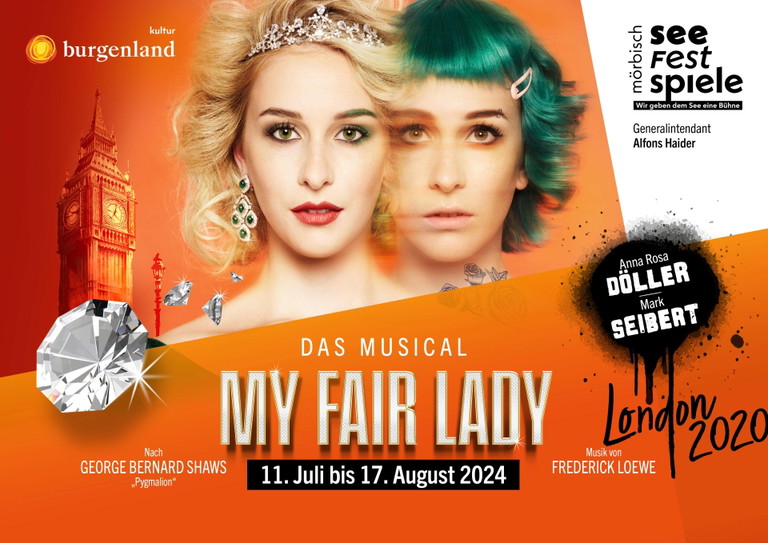 Das Sujet von „My Fair Lady“ in Mörbisch