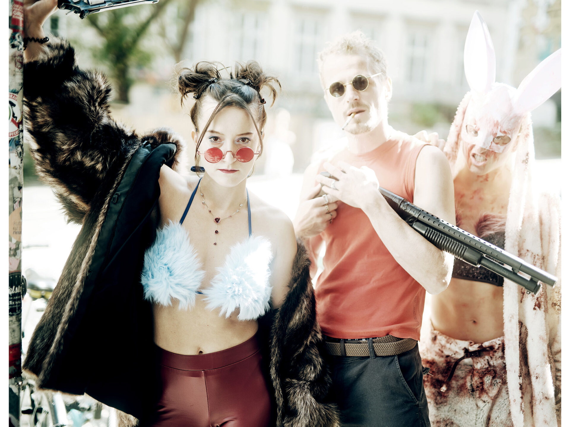 „Natural. Born. Medea" ist ein  Mash-up inspiriert von Franz Grillparzers „Medea“ und
Oliver Stones „Natural Born Killers”. Ab 7.11. im Off Theater.