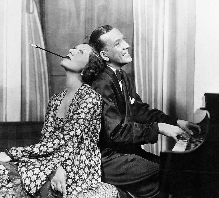 Gertrude Lawrence und Noel Coward in der Broadway Produktion von „Private Lives".