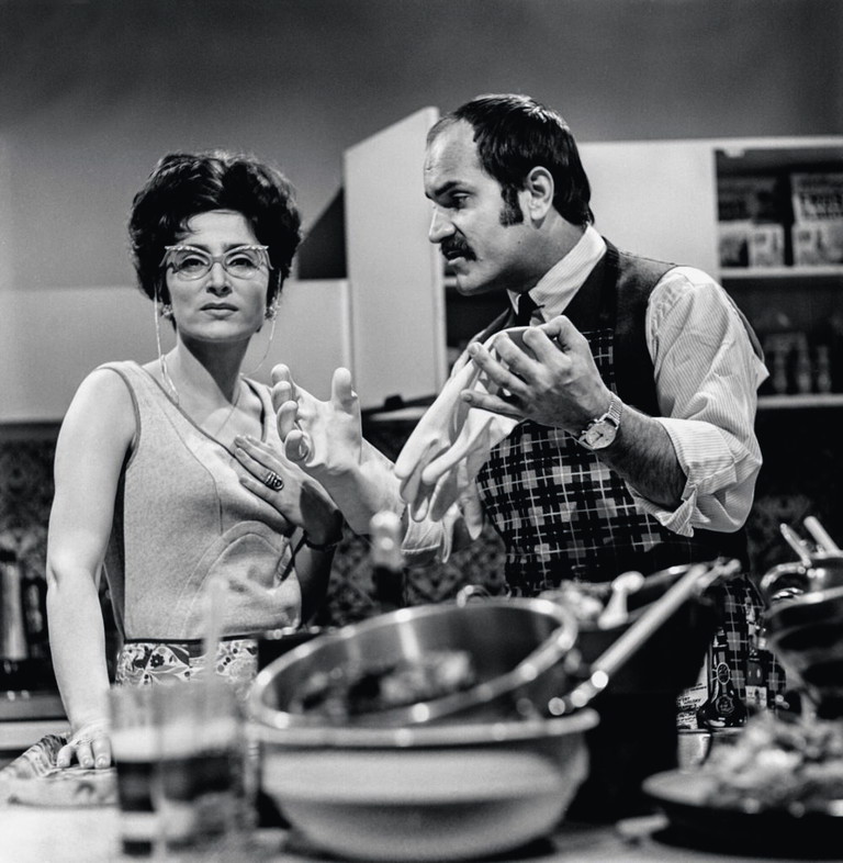 Familiensache. Gemeinsam mit Ehemann Georg Lhotsky 1969 im TV-Film  „Stellenangebot weiblich" - Regie: Wolfgang Glück. 