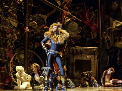Als Rum Tum Tugger ist Dominik Hees einer der Publikumslieblinge des „Cats“-Ensembles. 