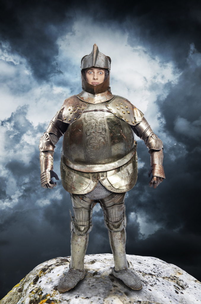 „Der kleine dicke Ritter“ – Niklas Doddo in der Titelrolle.