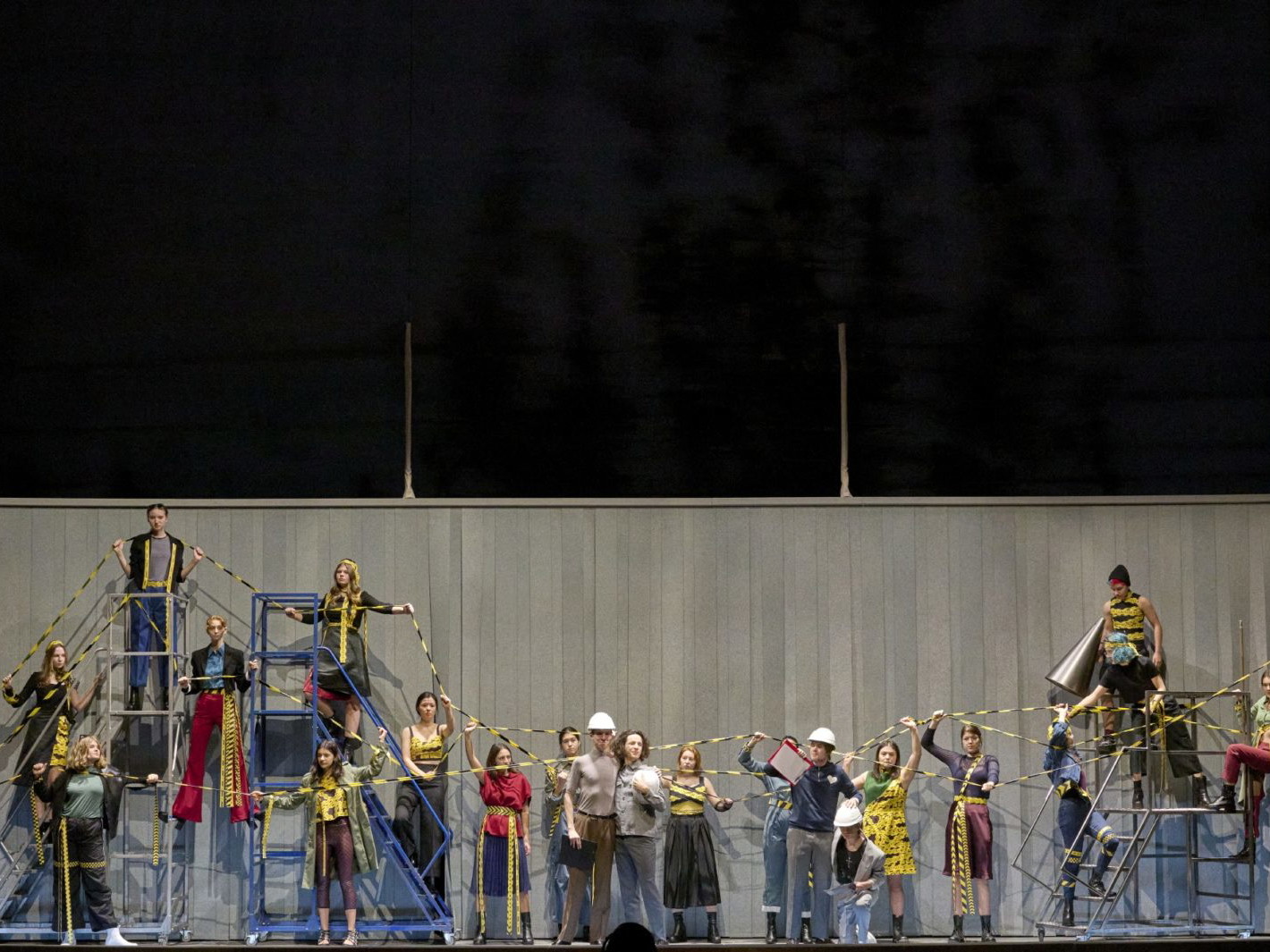 Krysztina Winkel, die Leiterin des Outreach-Programms der Staatsoper führt Regie bei der Inszenierung von „Tschick“ in der Wiener Staatsoper.