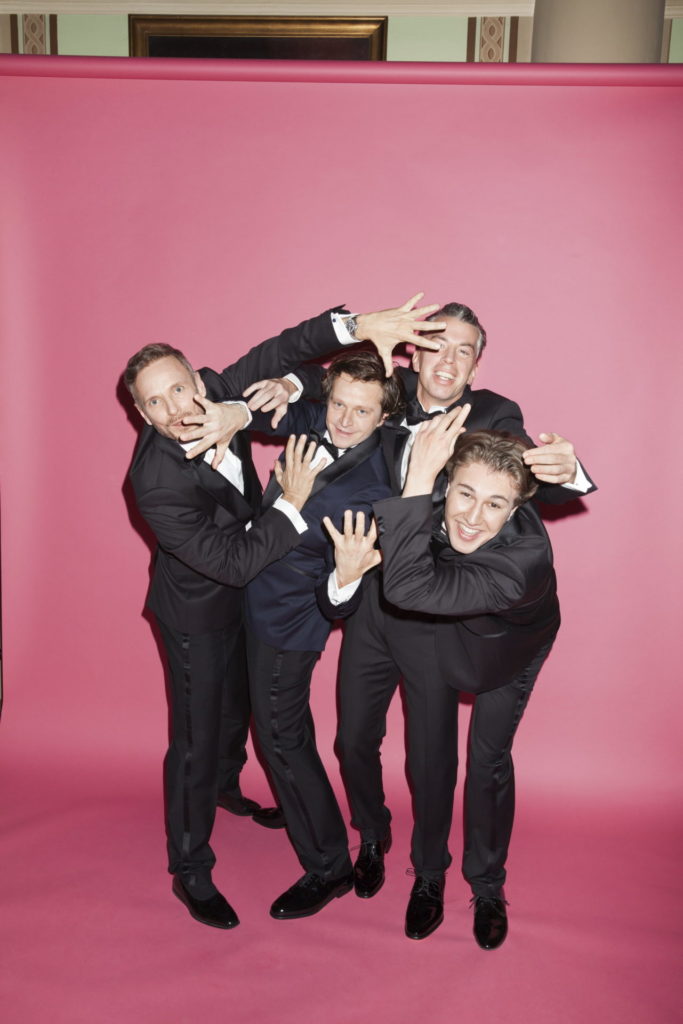 Claudius von Stolzmann, Julian Valerio Rehrl, Mathias Franz Stein und Martin Niedermair.