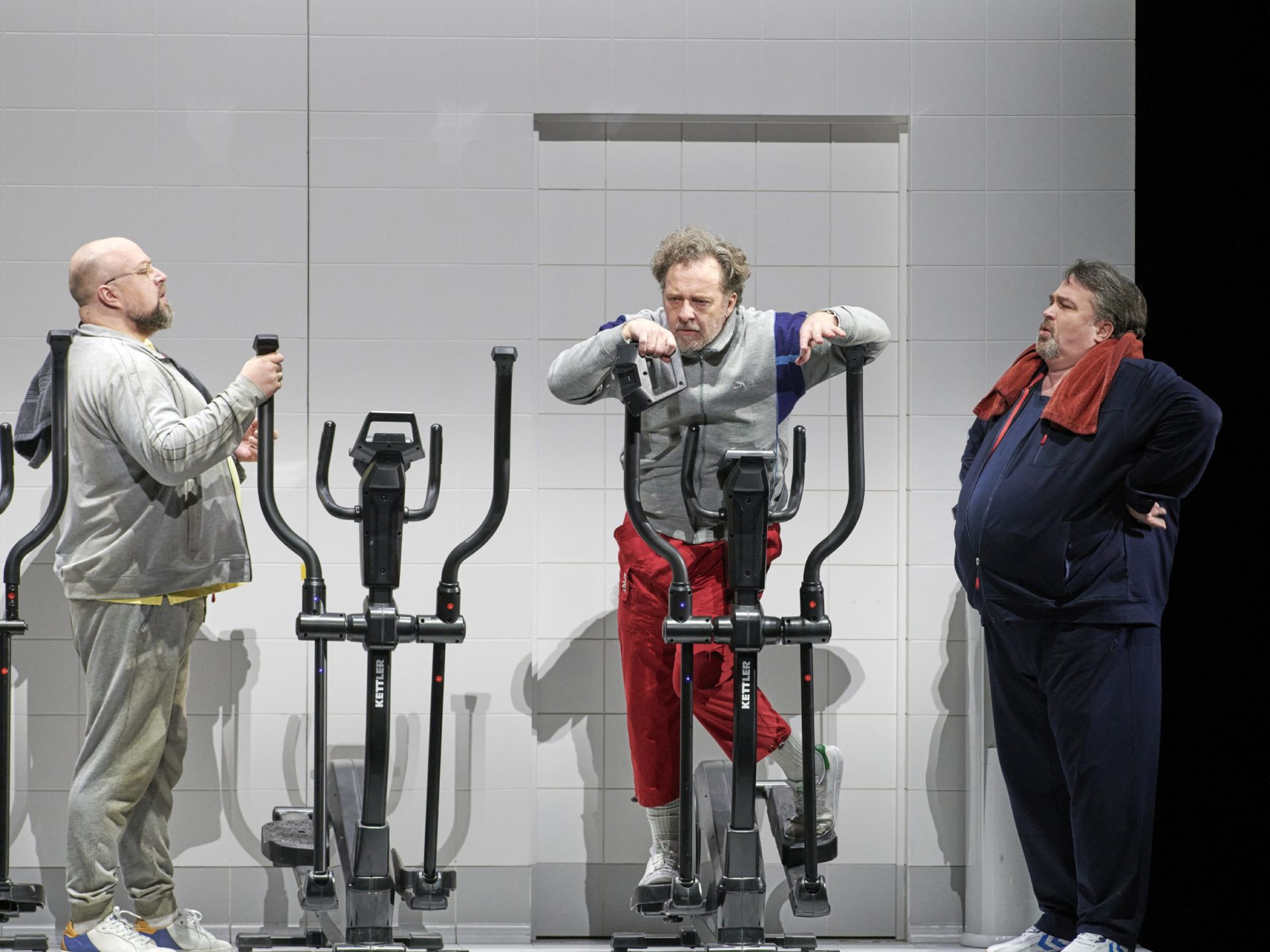 Dimitry Belosselskiy  (Wozzeck) & Jörg Schneider (Hauptmann) 