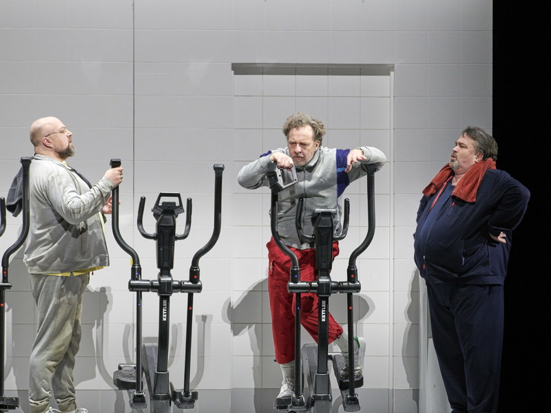 Dimitry Belosselskiy  (Wozzeck) &amp; Jörg Schneider (Hauptmann) 