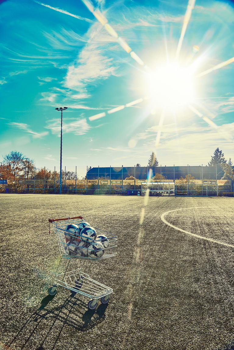 Die Fotolocation: Der Fußballplatz der Wiener VIKTORIA.