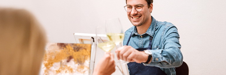 Gewinnspiel: 3x2 ArtNight Wine & Paint Tickets
