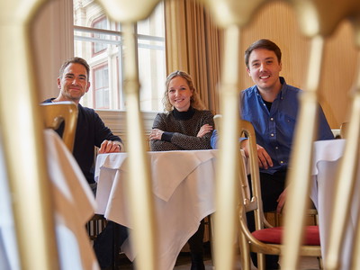 Von links nach rechts: Schlagwerker Michael Kahlig, Klarinettistin Petra Liedauer und Schlagwerker Maximilian Thummerer.