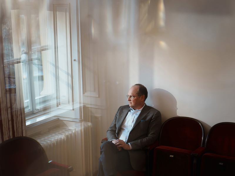 Christian Kircher in seinem Büro in der Bundestheater- Holding im ersten Bezirk.