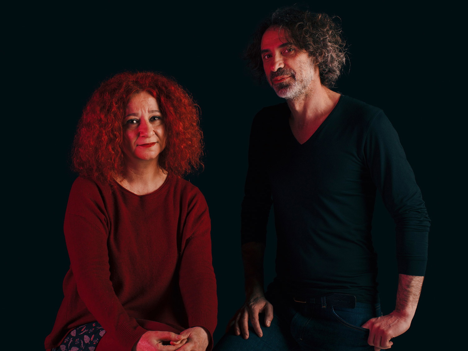 Lina Majdalanie und Rabih Mroué: „Wir spielen gerne mit Realität und Fiktion. Nicht um das Publikum auf die Schaufel zu nehmen, sondern um zu zeigen, dass es kein vollkommen objektives Narrativ gibt.“ 