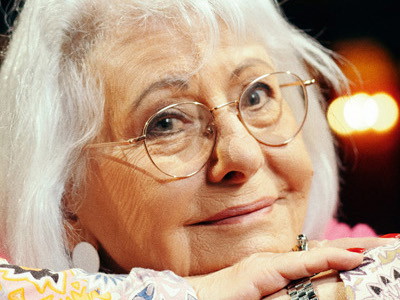Marianne Nentwich im Zuschauerraum des Theaters in der Josefstadt.