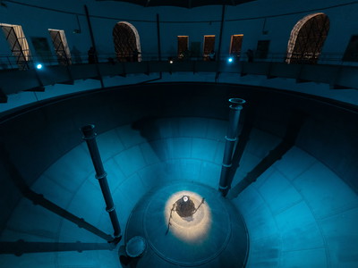 Ganz oben in Wasserturm im zehnten Bezirk. 