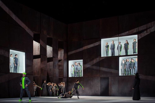 Daniel Schmutzhard (Kaiser Overall), Wallis Giunta (Der Trommler / Der Lautsprecher / Alt), Tessa Magda, Kevin Hena, Josef Wagner (Der Tod / Der Lautsprecher / Bass), Chor der Volksoper Wien