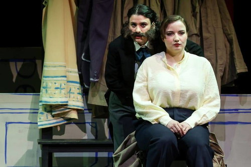 Juliette Khalil (Mascha), Hedwig Ritter (Sonja / Kautschukoff)