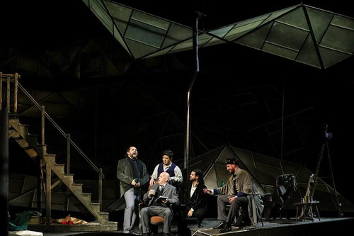 Trevor Haumschilt-Rocha (Marcello), Jenish Ysmanov (Rodolfo), Daniel Ohlenschläger (Benoît), Pablo Santa Cruz (Shaunard), Alexander Fritze (Colline)