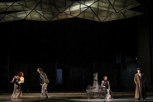 Chelsea Guo (Musetta), Trevor Haumschilt-Rocha (Marcello), Hedwig Ritter (Mimì), Jenish Ysmanov (Rodolfo)